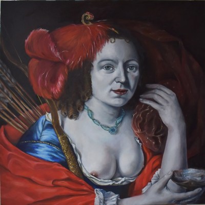 Schilderijen-Grafiet/S138_Anna_du_Pire__olieverf_op_doek_100_x_100_2023